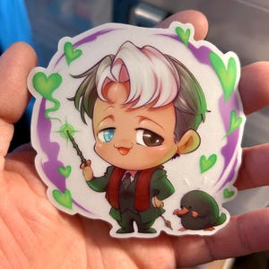 Sticker: 3" Grindelwald-chibi