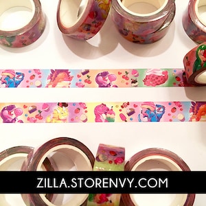 Cinta washi: postres y dinosaurios