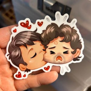 ステッカー - ハンニグラムの頬噛み