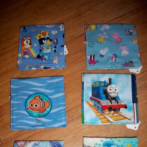 Children's First Wallet, Boys and Girls, Bluey, Frozen, Nemo, Thomas, Peppa, Dolphin, Sea Life