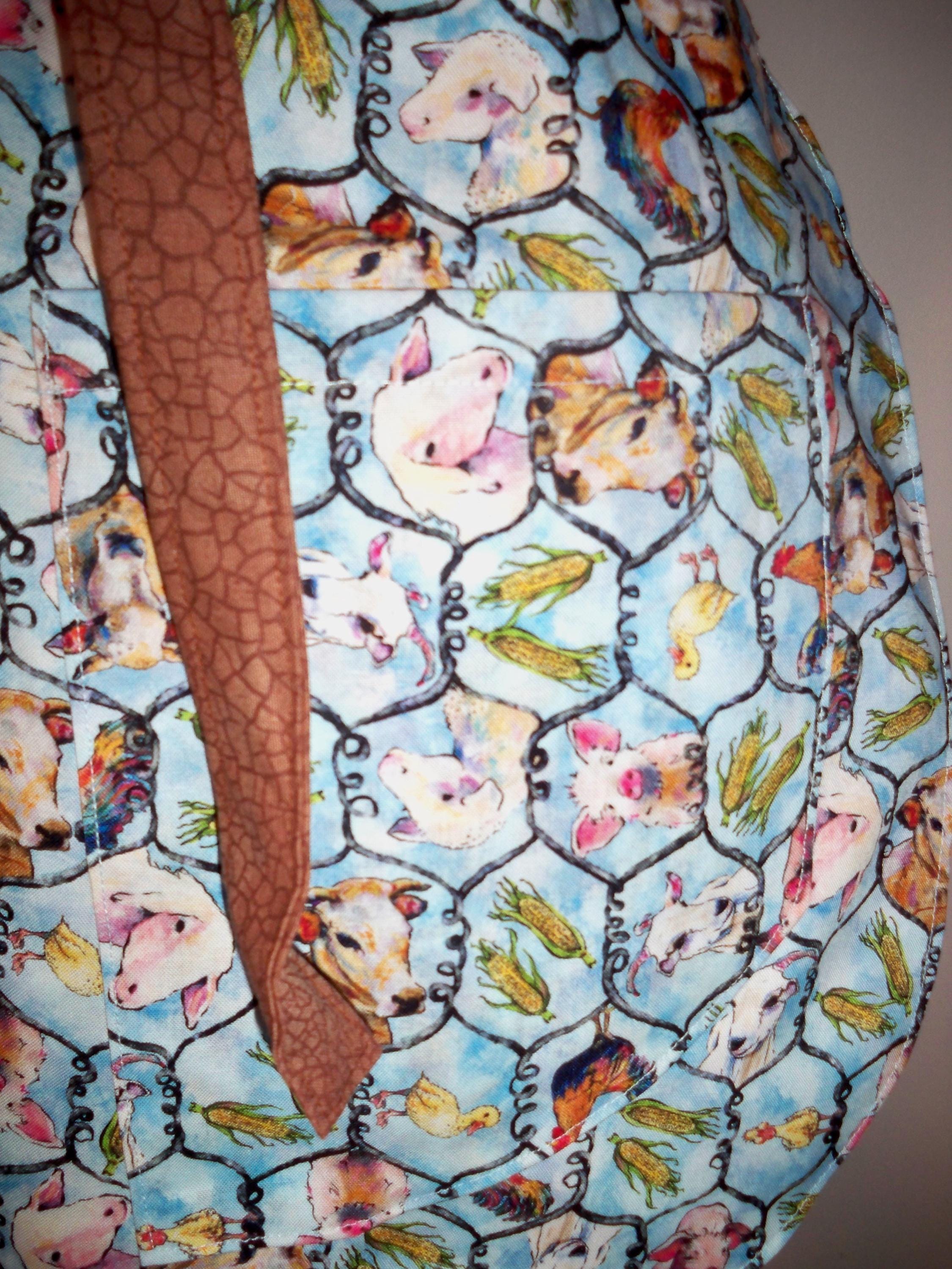 Adult Wrap Backless, Reversible Aprons, One Size Fits All! Vintage ...