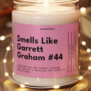 Garrett Graham Candle, Dean Di Laurentis Off Campus, John Logan, John Tucker Briar Hockey Player Candle