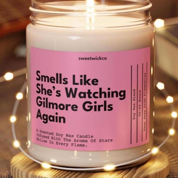 Gilmore Girl Candle, Gilmore Girl Gifts, Fall Gilmore Gifts, Gift Mother Daughter Gift Mom Best Friend Gift Box Lorelai Rory Gift