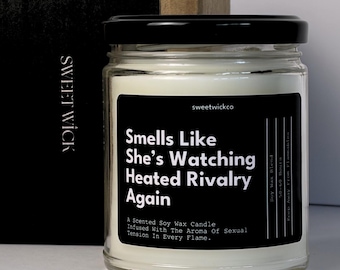 Funny Heated Rivalry Candle For Her, Heated Rivalry Candle, Heated Rivalry Merch