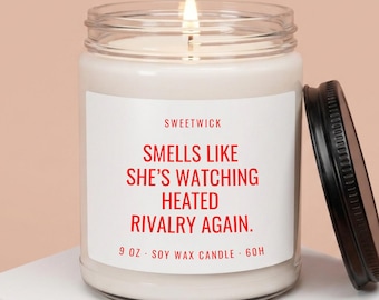 Smells Like She's Watching Heated Rivalry, Heated Rivalry Candle, Heated Rivalry Merch