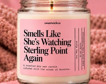 Sterling Point Candle, Annie and Ramona, Sterling Point Show, Ellis Fan Gift for Her, Sterling Point Inspired Gift For Bestfriend