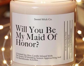 Maid Of Honor Gift, Will You Be My Bridesmaid, Maid Of Honor Proposal, Bridesmaid Gifts, Bridesmaid Proposal Box, Maid Of Honor Proposal