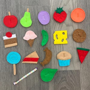 Felt Food Buttoning Activity – Caterpillar Feeding Fun