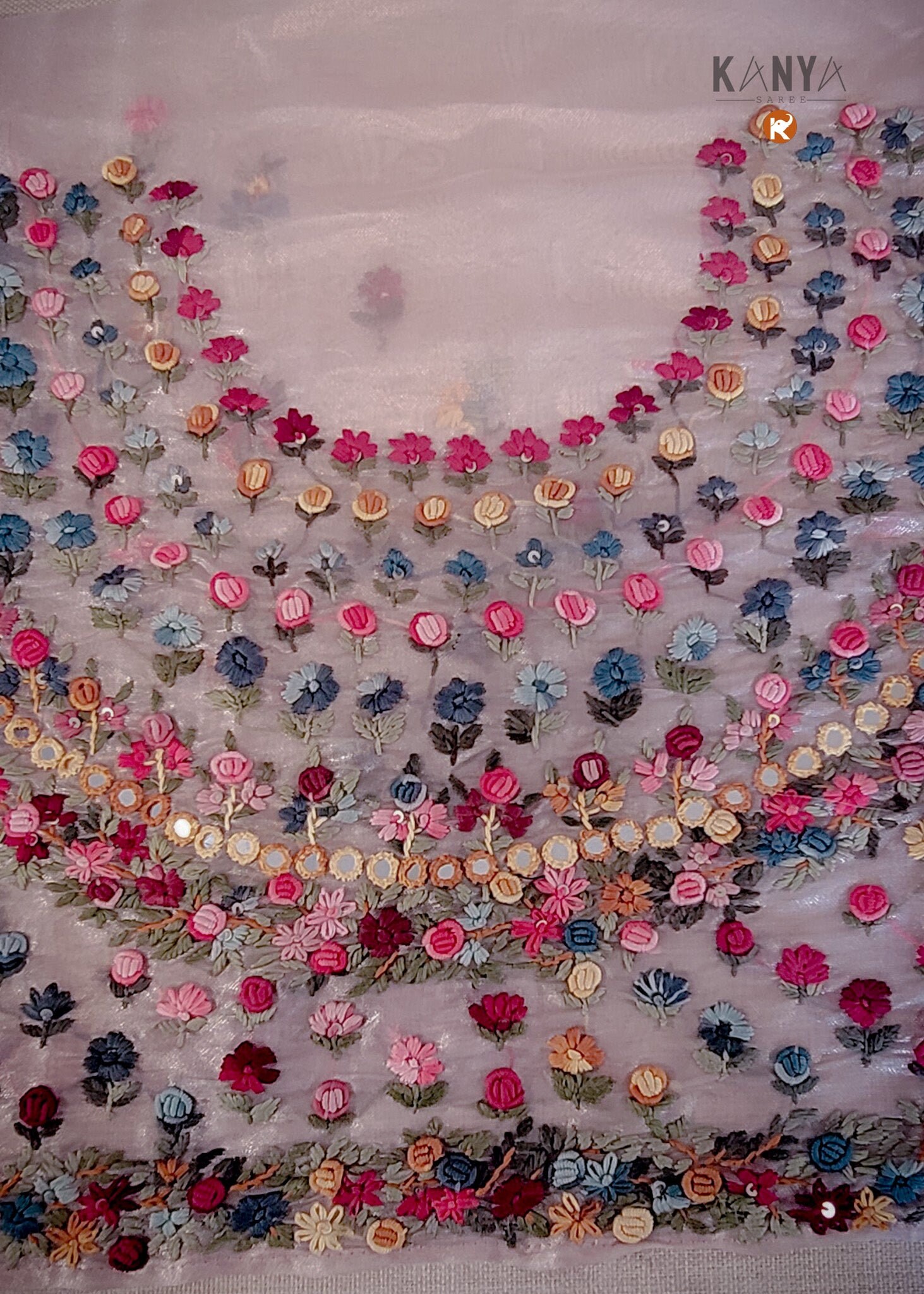Tissue Organza Saree main image 1