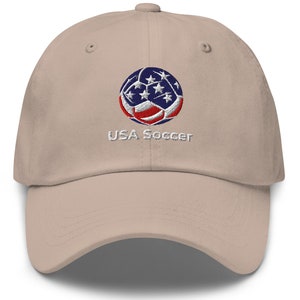 USA Soccer Hat Minimalist Design