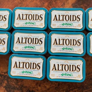 Clean Empty Altoids Tins: Craft Storage, Fishing, Stash - Set of 10