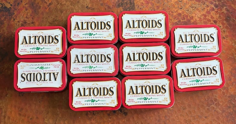 Clean Empty Altoids Tins: Craft Storage, Fishing, Stash - Set of 10 - Etsy