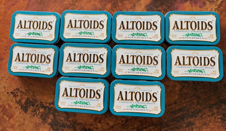 Clean Empty Altoids Tins: Craft Storage, Fishing, Stash - Set of 10 - Etsy