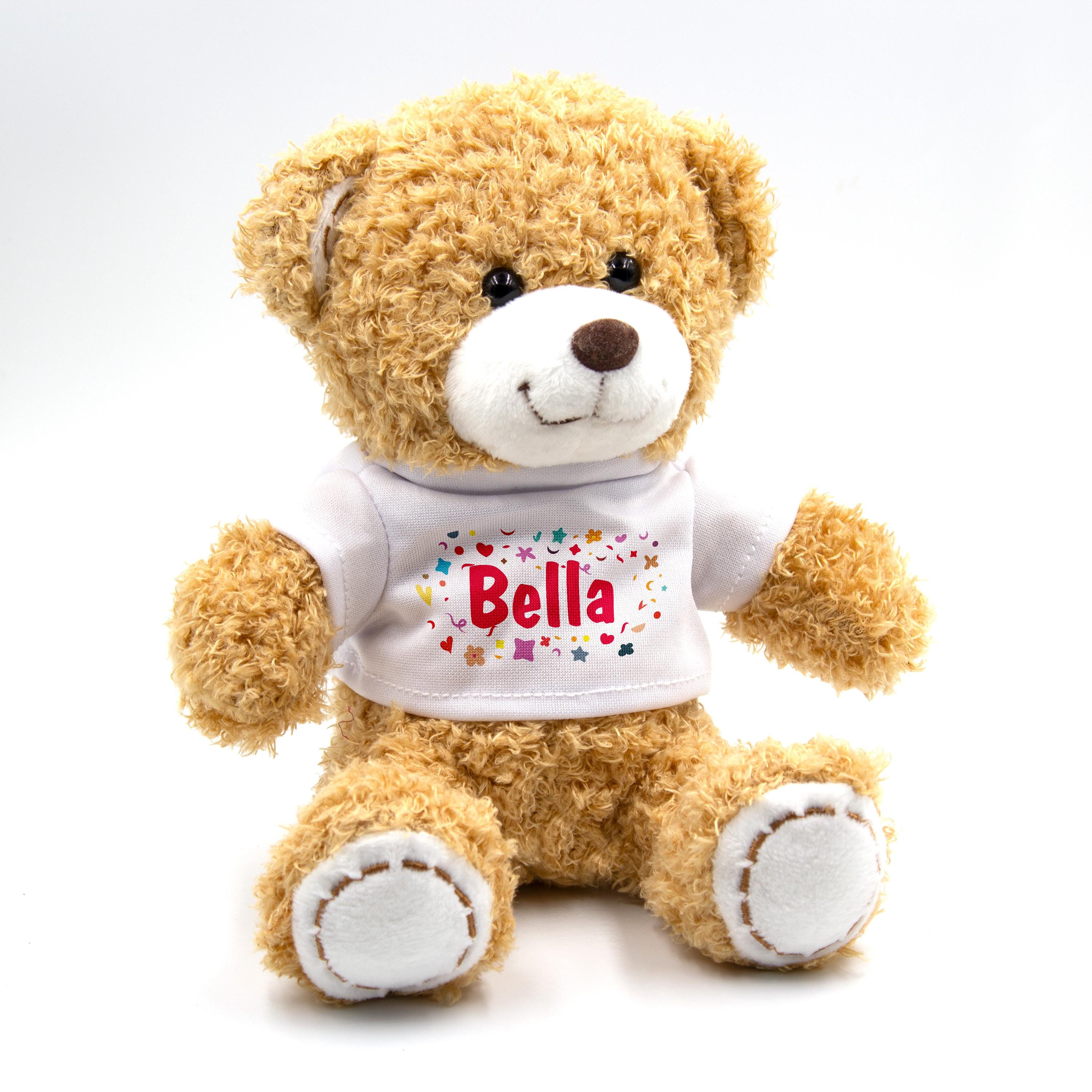 Personalized Teddy Bear - Custom Soft Plush Bear With Name or Message ...