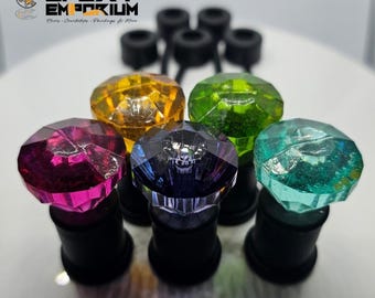 Custom Diamond Straw Topper