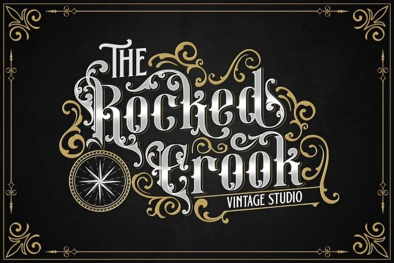 Bull Stand Victorian Font, Ornate & Elegant Typeface Inspired by the Victorian Era, Victorian Font, Ornate Font, Vintage Font, Elegant Font