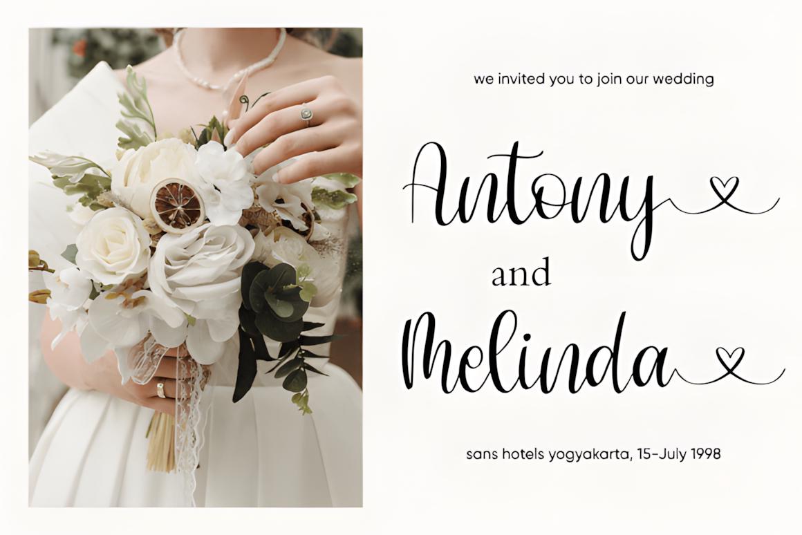 Romantic Script Font Bundle | 25 Wedding Calligraphy Fonts for ...