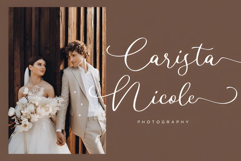 Romantic Script Font Bundle | 25 Wedding Calligraphy Fonts for ...