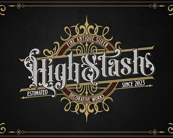 Bull Stand Victorian Font, Ornate & Elegant Typeface Inspired by