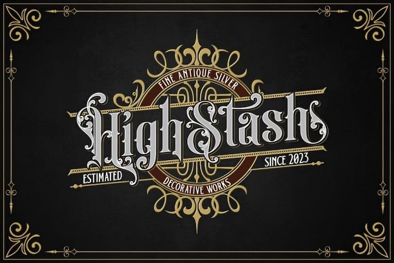 Bull Stand Victorian Font, Ornate & Elegant Typeface Inspired by the Victorian Era, Victorian Font, Ornate Font, Vintage Font, Elegant Font