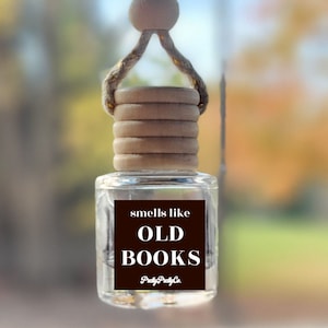 Old Book Scented Car Diffuser - Unique Car Freshener
