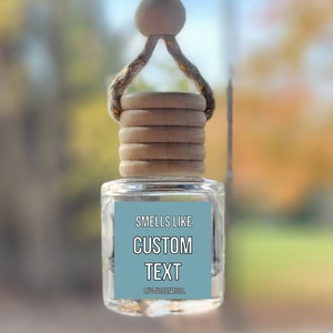 Custom Car Air Freshener | Personalized Car Gift Idea | Create Your Own Car Freshener | Message Gift