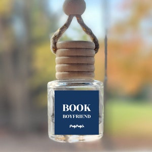 Book Boyfriend Car Air Freshener, Funny Scented Car Diffuser