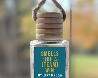 Smells Like A Sports Win Scented Car Freshener | Game Day Hanging Diffuser | Personalized Sports Fan Gift | Sports Lover Gift | Father&#39;s Day