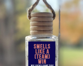 Smells Like A Sports Win Hanging Car Freshener | Personalized Gift | Football Hanging Diffuser | Father&#39;s Day | Game Day Gift |  Watch Party