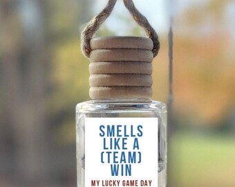 Smells Like A Sports Win Scented Car Freshener | Personalized Hanging Diffuser | Sunday Funday Football Gift | Sports Fan Gift | Party Favor