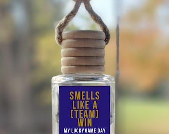 Smells Like A Sports Win Scented Car Freshener | Nfl Football Lover Gift | Sunday Football Gift | Game Day Hanging Diffusers | Sports Team