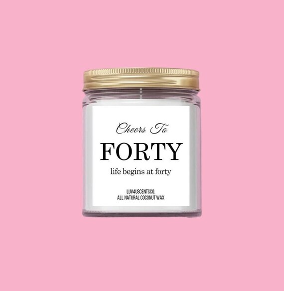 Cheers to Forty Candle Cheers to Forty Candle