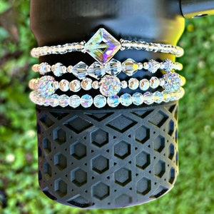 Platinum Cup Bracelets accessories. Tumbler Boot Topper Bracelets Stack