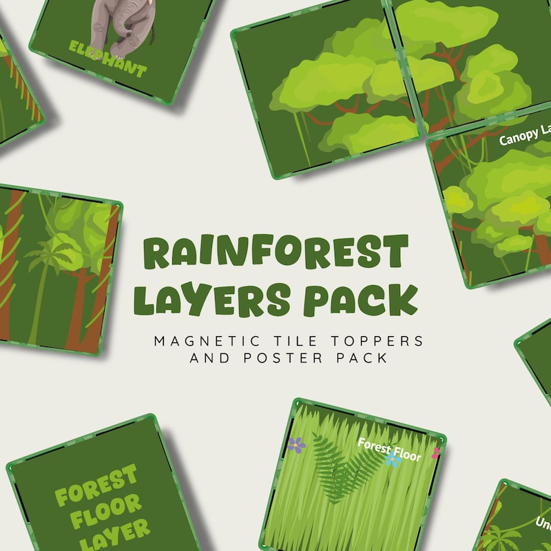 Rainforest Tiles Etsy UK rainforest-tiles-etsy-uk