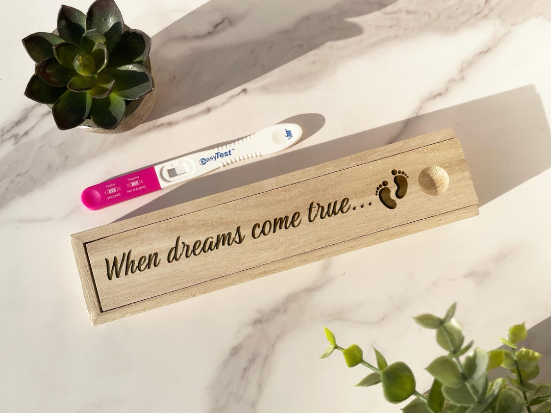 Custom Pregnancy Announcement Keepsake Box gifts for Pregnant Women — free download