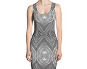 B W Vortex Dress