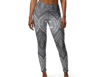 B + W Vortex Yoga Leggings