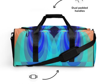 Blue Harmonics Duffle bag