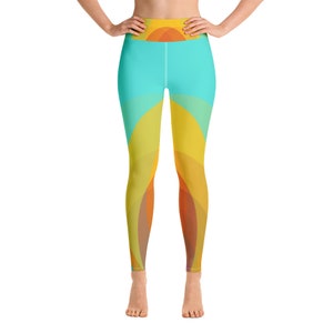 Rainbow Harmonic Yoga Leggings