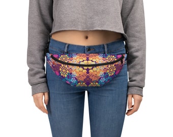 Purple Jardin Fanny Pack