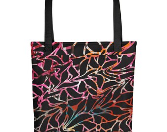 Black Arterial Tote Bag