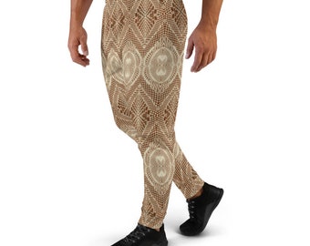 Brown Vortex Men's Joggers