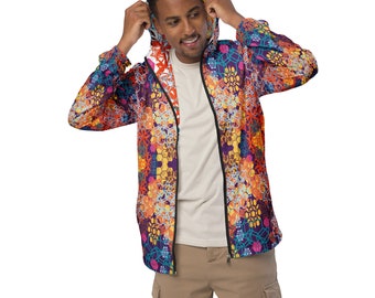 Purple Jardin Men’s windbreaker