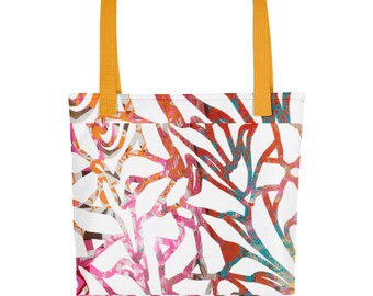 White Arterial Tote bag