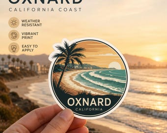 Oxnard, California: Calcomanía de puesta de sol