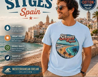 Sitges, España: Camisa de la costa mediterránea