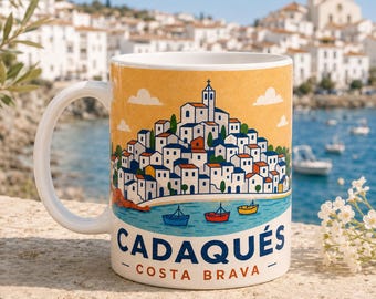 Taza Cadaqués Costa Brava: España mediterránea