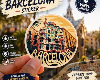 Casa Batlló Barcelona Sticker: Gaudí Modernism