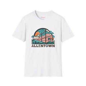 Allentown, Pennsylvania | Alternative city sunset - Unisex Softstyle T-Shirt