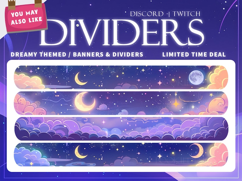Discord Dividers & Banners Cute Aesthetic Discord Graphics Magicthemed